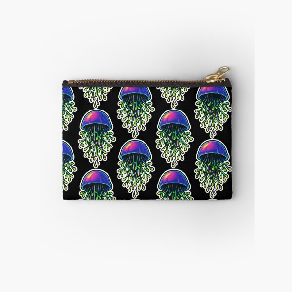 Item preview, Neon Microgreen Jellyfish – Psychedelic Animal Art | Microgreen Animals designed and sold by JacobKAurumhead.