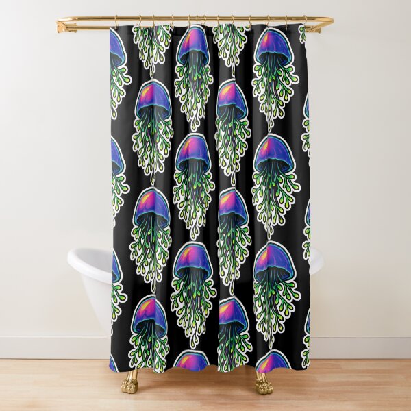 Item preview, Neon Microgreen Jellyfish – Psychedelic Animal Art | Microgreen Animals designed and sold by JacobKAurumhead.