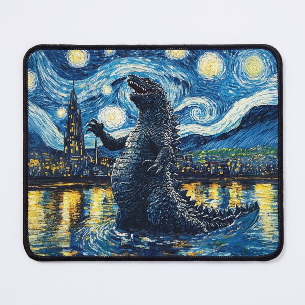 Item preview, MIDNIGHT KAIJU — SWIRLING CITY SKY designed and sold by my-plague.
