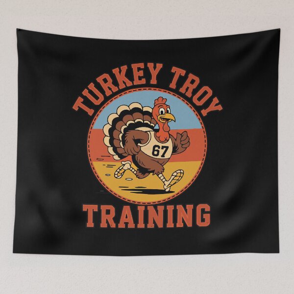 Item preview, Turkey Trot Training 67 - Retro Race Badge designed and sold by pkk72.