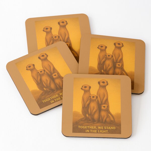 Item preview, Together We Stand in the Light – ElementaLoom Meerkats designed and sold by GeoWild Designs.