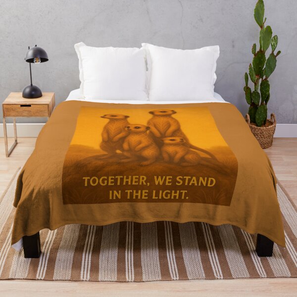 Item preview, Together We Stand in the Light – ElementaLoom Meerkats designed and sold by GeoWild Designs.