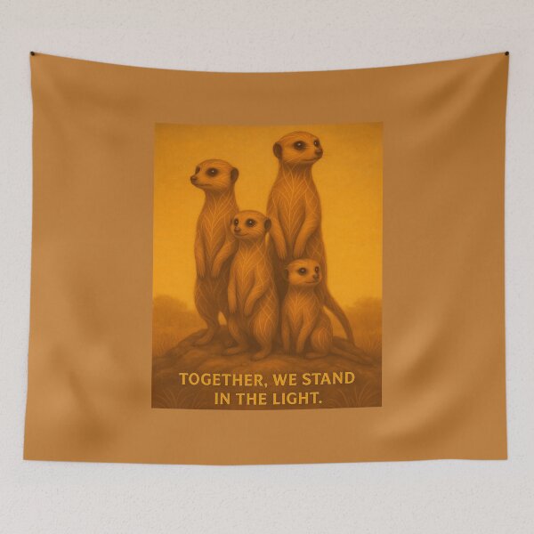 Item preview, Together We Stand in the Light – ElementaLoom Meerkats designed and sold by GeoWild Designs.