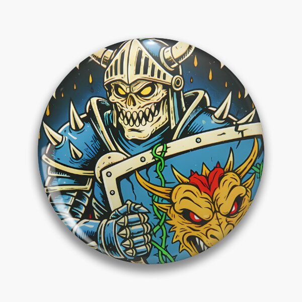 Item preview, Dragon Slayer Skeleton Knight designed and sold by CoffinsArt.