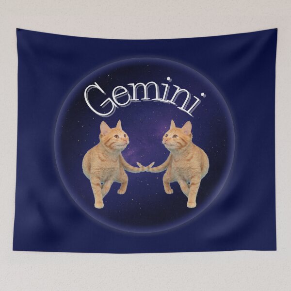 Item preview, Gemini – Two Cats, One Energy  designed and sold by Ivy-Triggs.