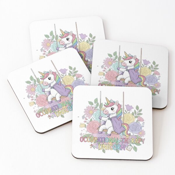 Item preview, Occupational Therapy Lover Unicorn - Unicorn Flowers designed and sold by CalroStudiio.