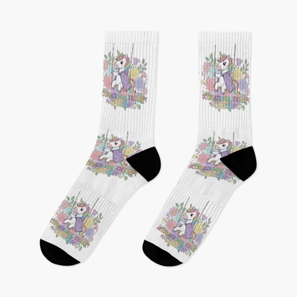 Item preview, Occupational Therapy Lover Unicorn - Unicorn Flowers designed and sold by CalroStudiio.