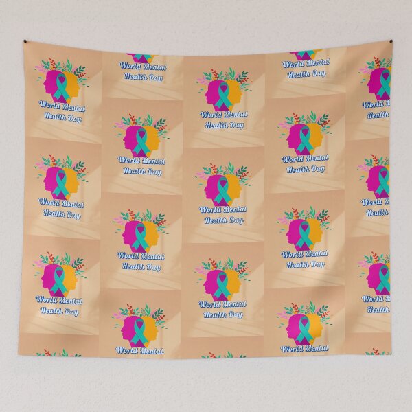 Item preview, World Mental Health Day, designed and sold by Tom-Apex-Art.