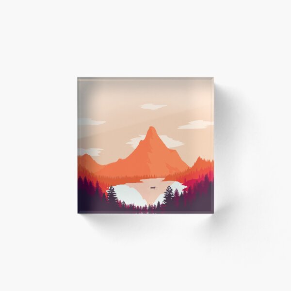 Item preview, Diseño de arte de Firewatch - 4k designed and sold by Colxbat.