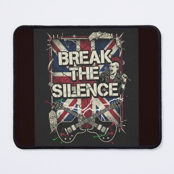 Item preview, Break the Silence – Punk Rock Union Jack Vintage Design designed and sold by Boski22.