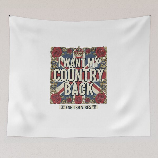 Item preview, I Want My Country Back – British Union Jack Heritage Design designed and sold by Boski22.