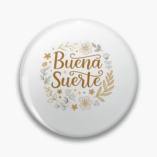 Item preview, Buena suerte Good luck in Spanish language . designed and sold by Lucky 777.