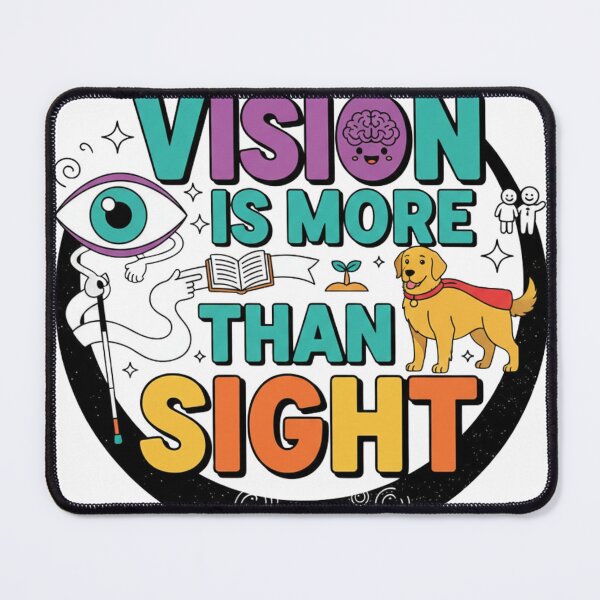 Item preview, Blind Awareness Shirt | Vision Is More Than Sight Disability Inclusion Advocacy Tee designed and sold by TrackinDaTrends.