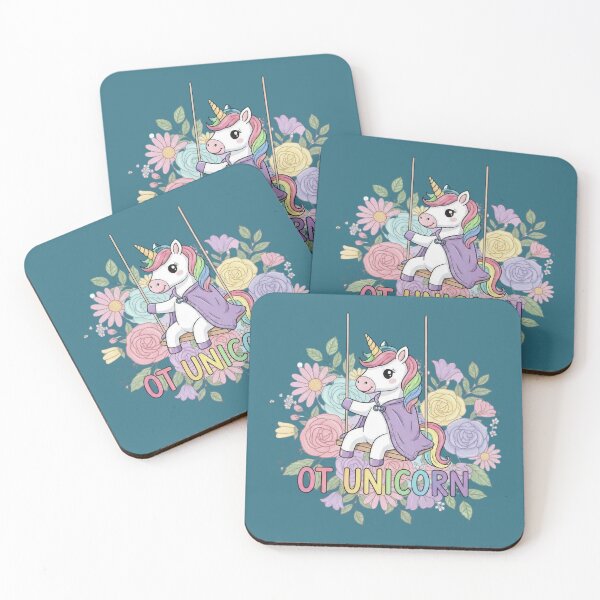 Item preview, Occupational Therapy Lover Unicorn - Unicorn Flowers designed and sold by CalroStudiio.