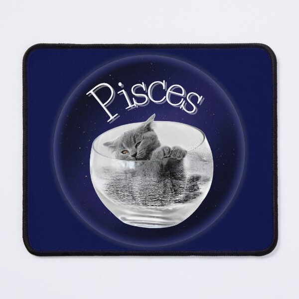 Item preview, Pisces – Cat in a Bowl of Water designed and sold by Ivy-Triggs.