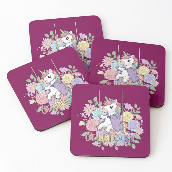 Item preview, Occupational Therapy Lover Unicorn - Unicorn Flowers designed and sold by CalroStudiio.