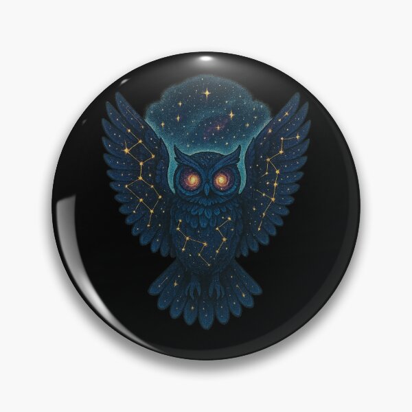 Item preview, Cosmic Owl – Galactic Feathers and Starry Eyes Design designed and sold by OnPointOutfits.