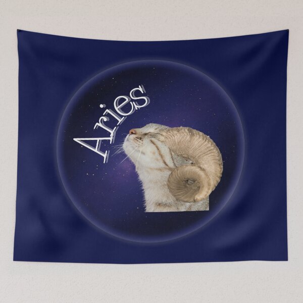 Item preview, Aries – Cat with Horns  designed and sold by Ivy-Triggs.