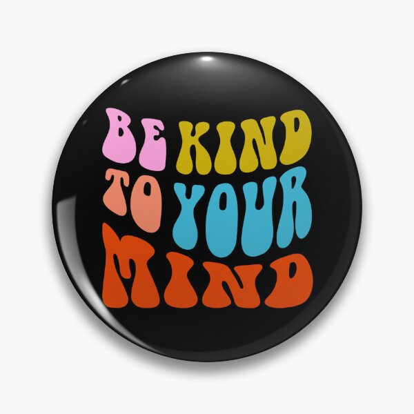 Item preview, "Be Kind to Your Mind" – Positive Retro Typography designed and sold by Costa-Services.