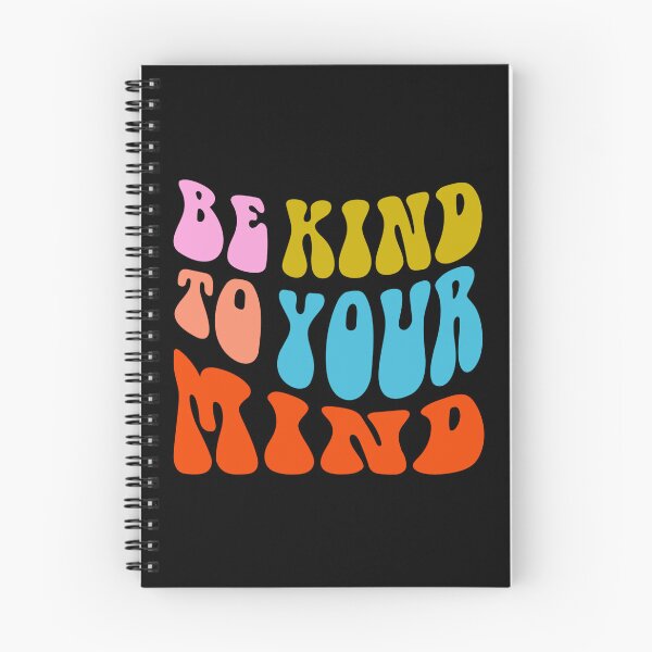 Item preview, "Be Kind to Your Mind" – Positive Retro Typography designed and sold by Costa-Services.