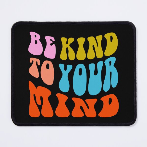 Item preview, "Be Kind to Your Mind" – Positive Retro Typography designed and sold by Costa-Services.