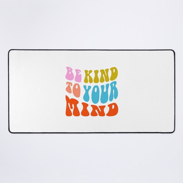 Item preview, "Be Kind to Your Mind" – Positive Retro Typography designed and sold by Costa-Services.