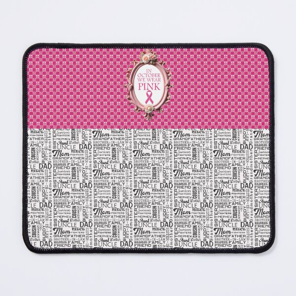Item preview, In October We Wear Pink – Breast Cancer Awareness Witch Art Apron (Ribbon Halftone) designed and sold by Sherihdesigns.