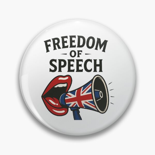 Item preview, Freedom of Speech – British Union Jack Megaphone Art designed and sold by Boski22.
