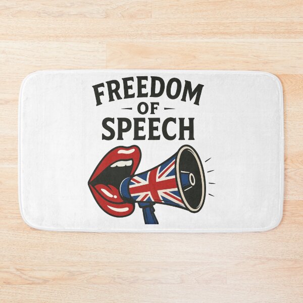 Item preview, Freedom of Speech – British Union Jack Megaphone Art designed and sold by Boski22.