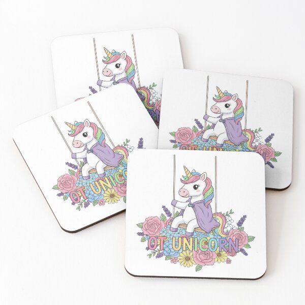 Item preview, Occupational Therapy Lover Unicorn - Unicorn Flowers designed and sold by CalroStudiio.