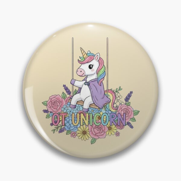 Item preview, Occupational Therapy Lover Unicorn - Unicorn Flowers designed and sold by CalroStudiio.