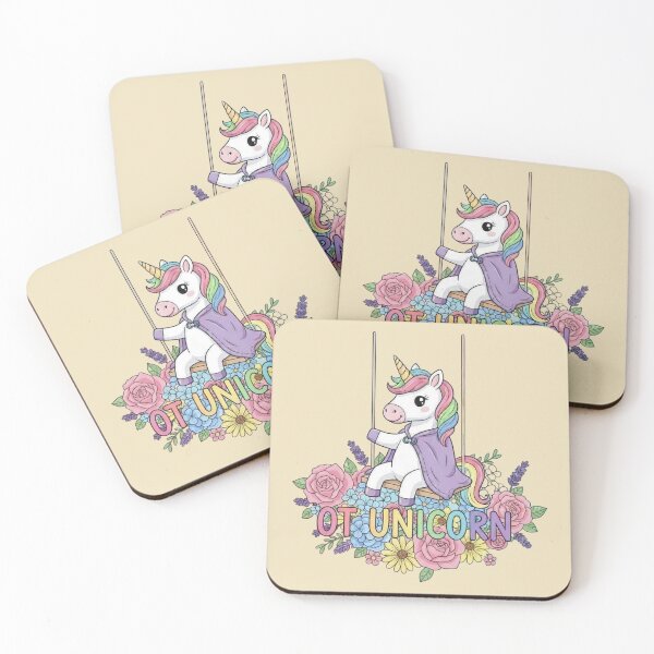 Item preview, Occupational Therapy Lover Unicorn - Unicorn Flowers designed and sold by CalroStudiio.