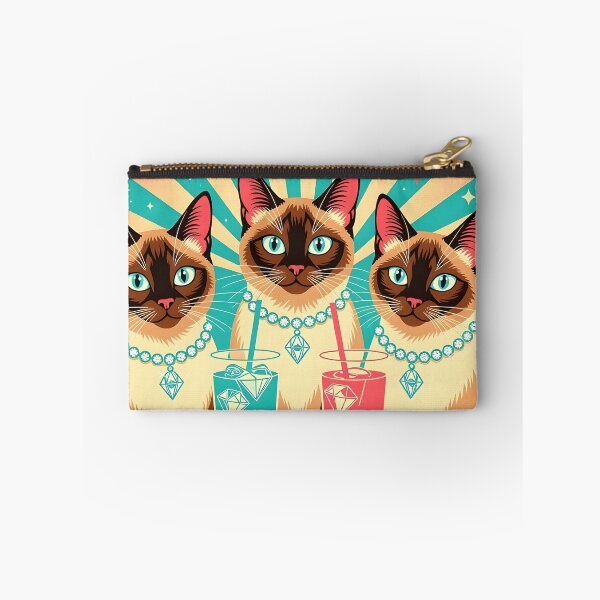 Item preview,  Siamese Retro Party Cats  designed and sold by Sharon Schwalbe.