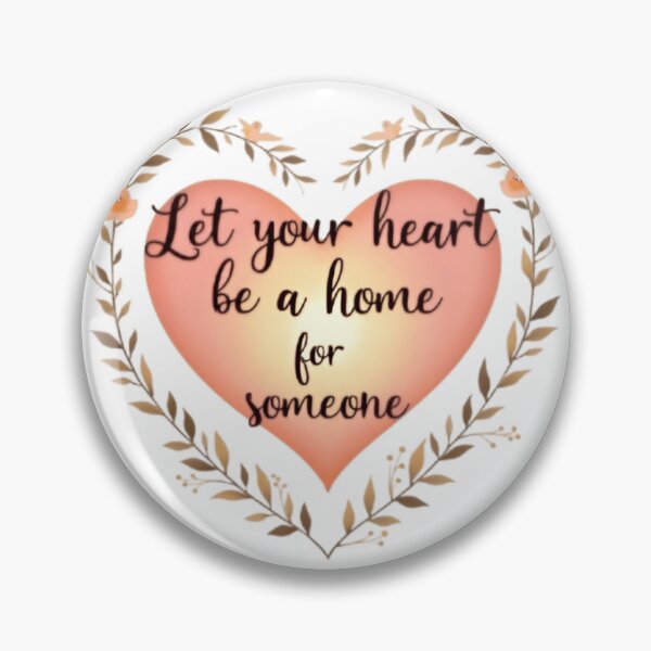 Item preview, Let Your Heart Be a Home – Kindness Tee designed and sold by WillRose-Fashon.