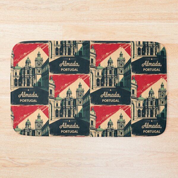 Item preview, Almada Portugal 1950s Vintage Travel Tourism designed and sold by TravelersGems.
