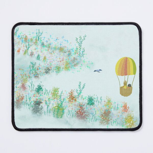 Item preview, Three friends on an adventure above a seaweed road designed and sold by greenPQBstudio.