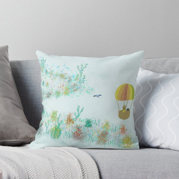 Item preview, Three friends on an adventure above a seaweed road designed and sold by greenPQBstudio.