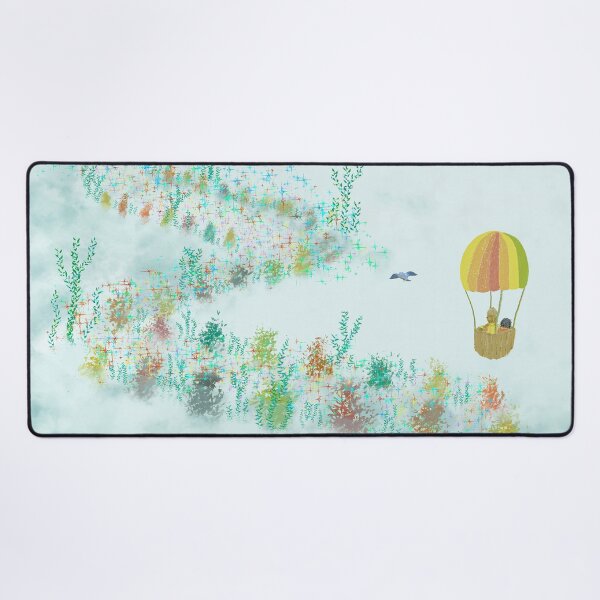 Item preview, Three friends on an adventure above a seaweed road designed and sold by greenPQBstudio.