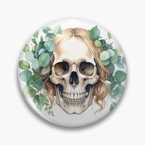 Item preview, SKULL WITH LAUREL WREATH designed and sold by cubiask.