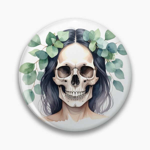 Item preview, SKULL WITH LAUREL WREATH designed and sold by cubiask.