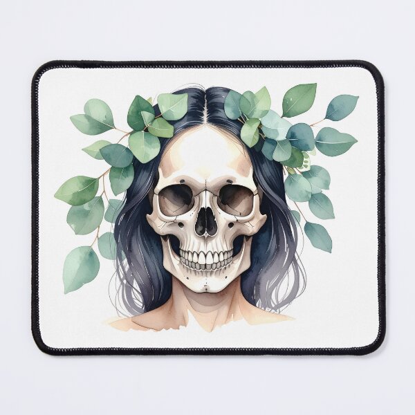 Item preview, SKULL WITH LAUREL WREATH designed and sold by cubiask.
