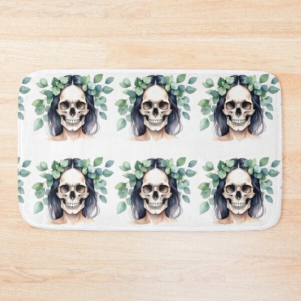 Item preview, SKULL WITH LAUREL WREATH designed and sold by cubiask.