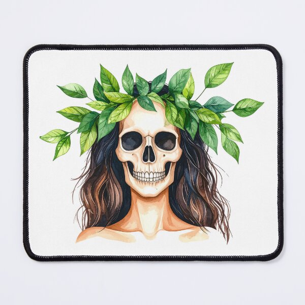 Item preview, SKULL WITH LAUREL WREATH designed and sold by cubiask.