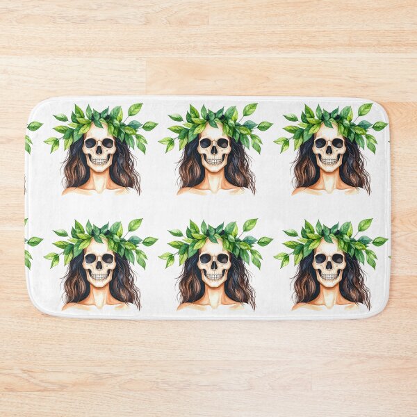 Item preview, SKULL WITH LAUREL WREATH designed and sold by cubiask.