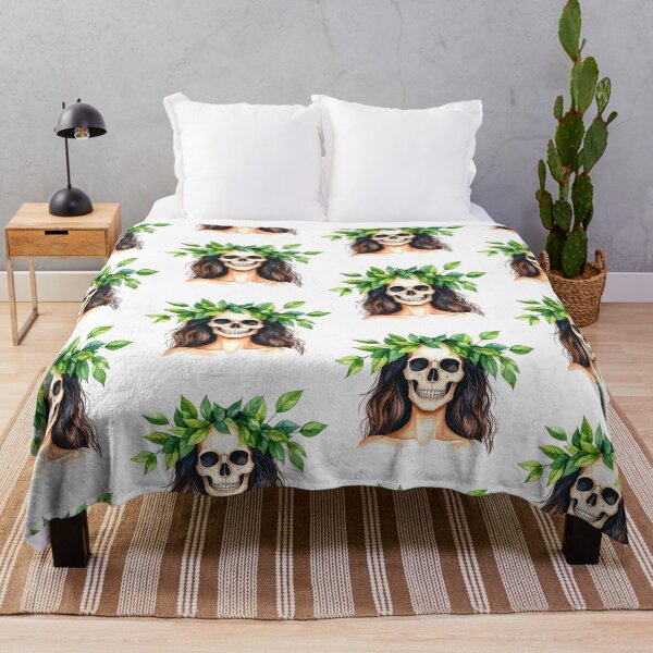 Item preview, SKULL WITH LAUREL WREATH designed and sold by cubiask.