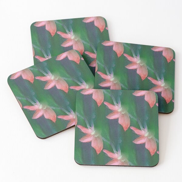 Item preview, Sun Orchid Painterly Pattern in Peach designed and sold by Artistestella.