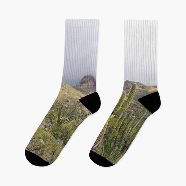 Item preview, Saguaro Cacti And Cloudy Moutains designed and sold by simonjayphotos.