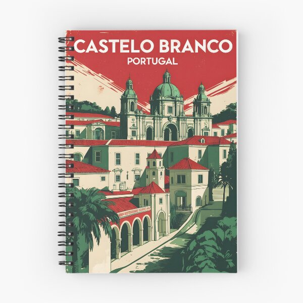 Item preview, Castelo Branco Portugal 1950s Vintage Travel Tourism designed and sold by TravelersGems.