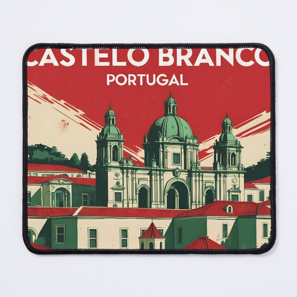 Item preview, Castelo Branco Portugal 1950s Vintage Travel Tourism designed and sold by TravelersGems.