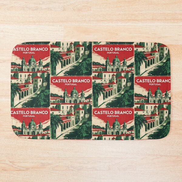 Item preview, Castelo Branco Portugal 1950s Vintage Travel Tourism designed and sold by TravelersGems.